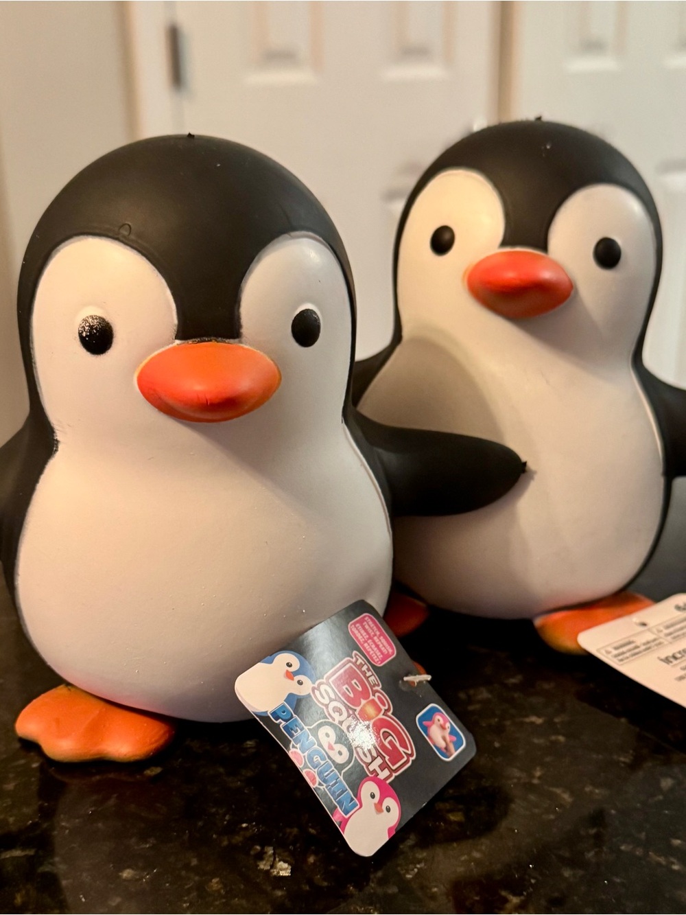 Penguin Squishy Toy - Black & White Penguin